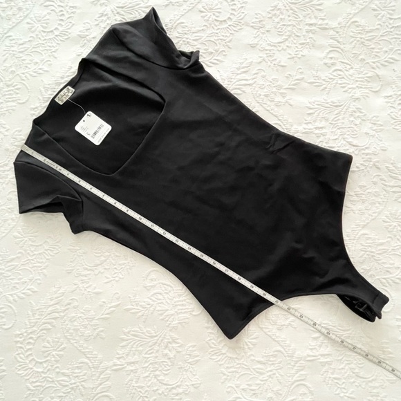 NWT Lulus Free People Square Eyes Black Bodysuit Small - Picture 13 of 13